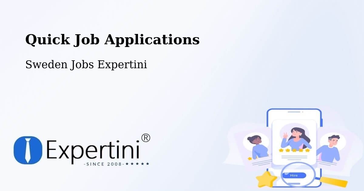 Quick Apply Feature – Mölndal - Sweden Jobs Expertini